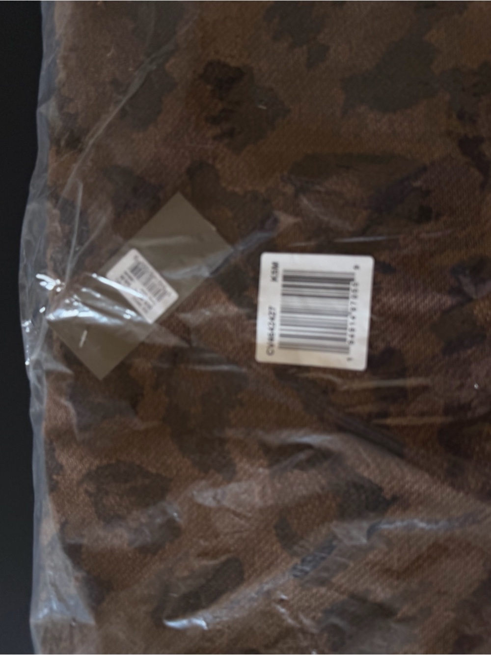 Crown Vintage Brown and Dark Brown Leopard Print Wrap - Picture 2 of 5